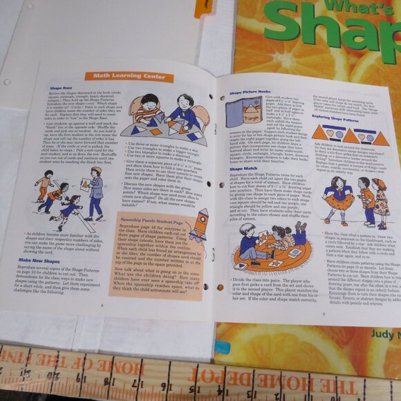 What’s the Shape BIG BOOK (almost 2 feet tall) with teacher pages CLASSROOM SIZE - Picture 12 of 13